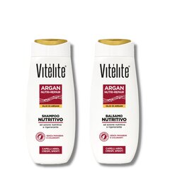 Juuksešampooni ja -palsami komplekt koos argaaniaga Vitelite Argan komplekt 2 tk. 250 ml + 250 ml цена и информация | Шампуни | kaup24.ee