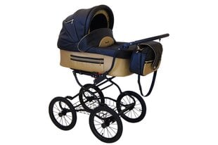 Jalutuskäru Isabell Baby Fashion 3in1 Black - Gold цена и информация | Коляски | kaup24.ee