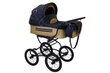Jalutuskäru Isabell Baby Fashion 3in1 Black - Gold hind ja info | Vankrid, jalutuskärud | kaup24.ee