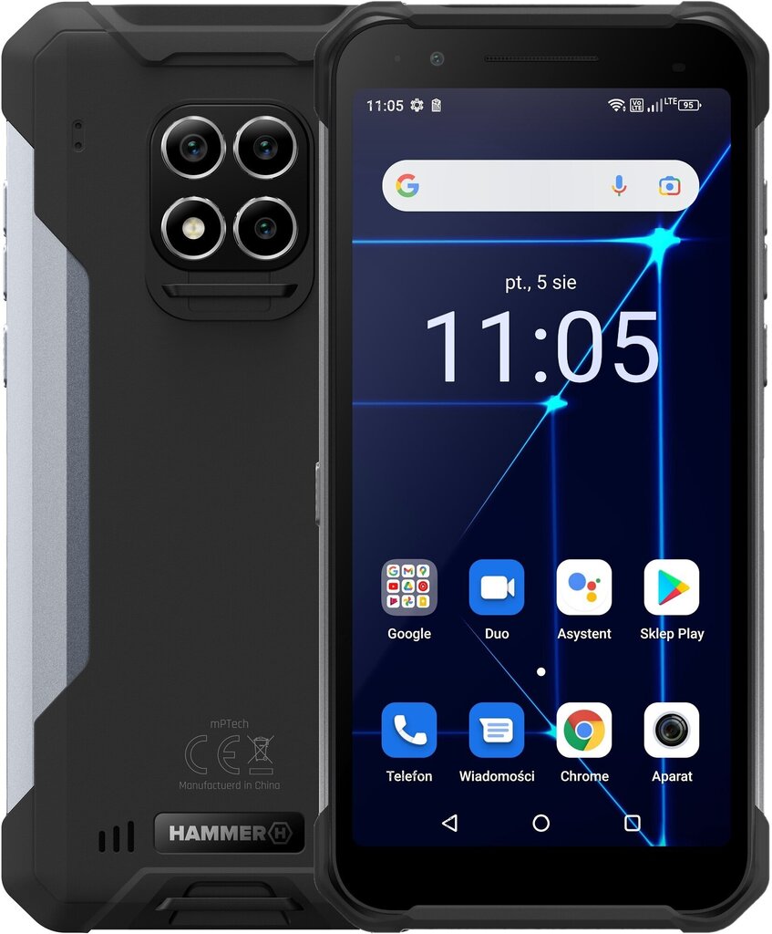 myPhone Hammer Construction 6/128Gb + Hammer Watch Plus цена и информация | Telefonid | kaup24.ee