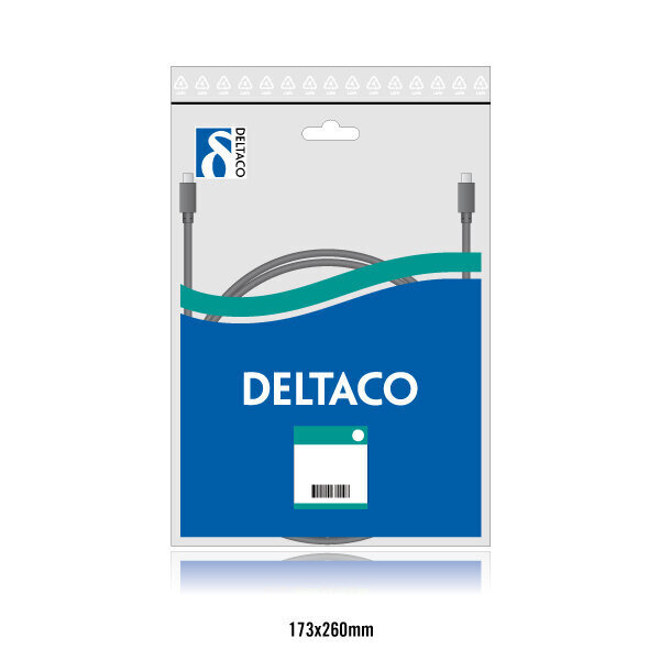 Deltaco DB9 Ho - DB25 Ha, 3 m hind ja info | Kaablid ja juhtmed | kaup24.ee