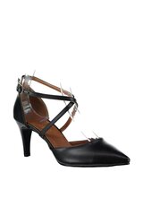 Naiste kõrge kontsaga kingad, must hind ja info | Naiste kingad | kaup24.ee
