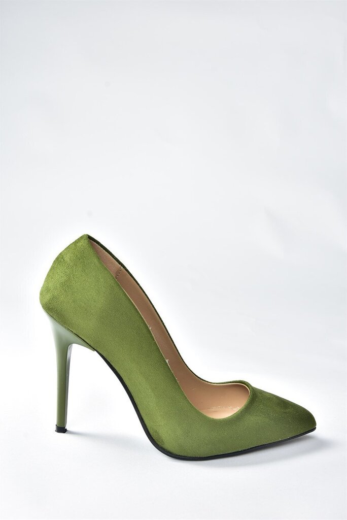 Naiste kõrge kontsaga kingad, roheline hind ja info | Naiste kingad | kaup24.ee