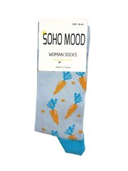 Sokid unisex Soho Mood Porgandid, sinine hind ja info | Naiste sokid | kaup24.ee