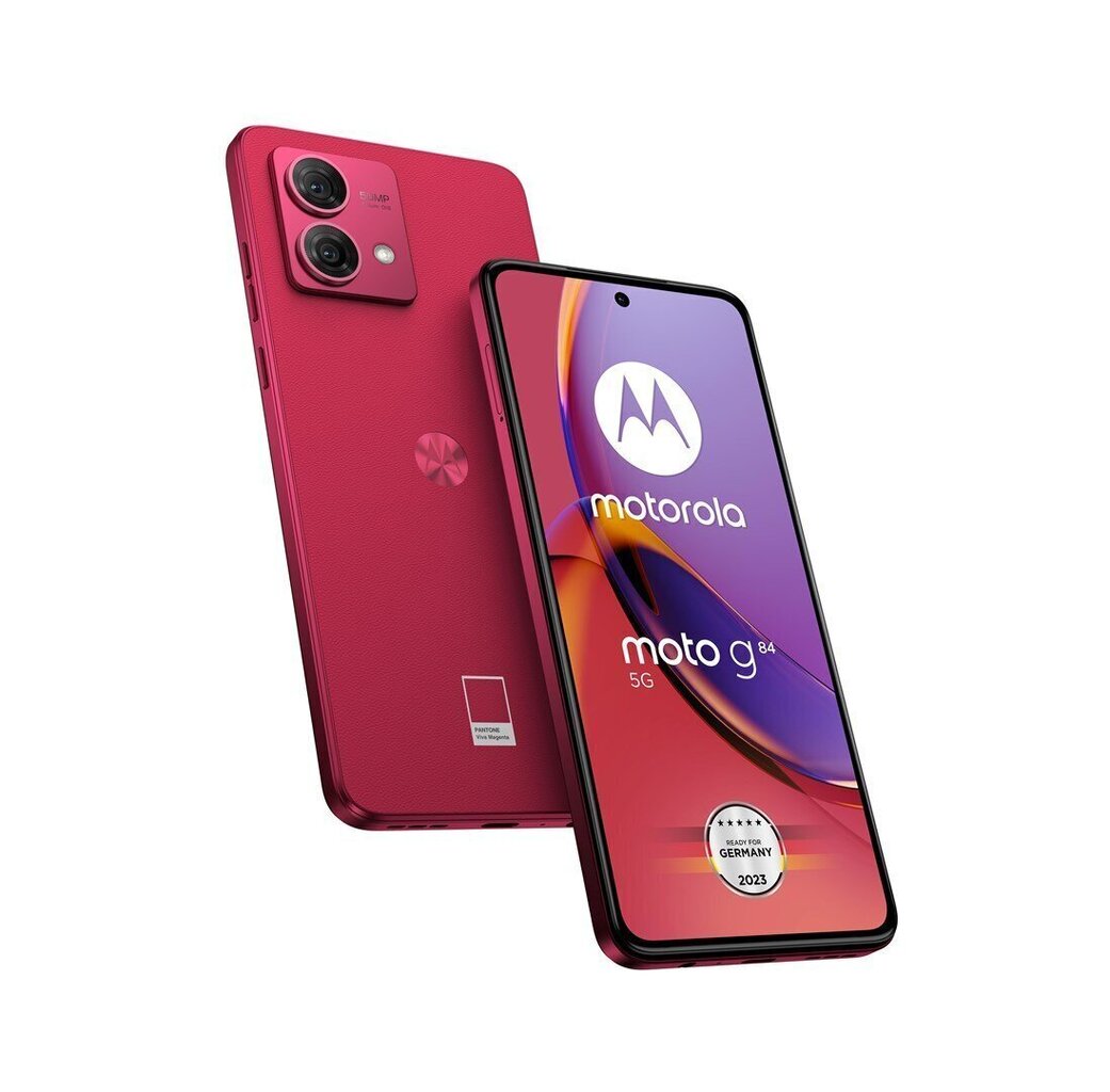 Motorola Moto G84 12/256GB PAYM0002SE Viva Magenta hind ja info | Telefonid | kaup24.ee