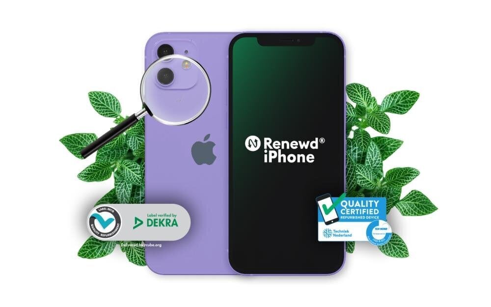 Renewd® Apple iPhone 12 64GB RND-P19964 Purple hind ja info | Telefonid | kaup24.ee