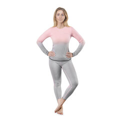 Spokey naiste termopesukomplekt FLORA, roosa-hall hind ja info | Spokey Jalanõud, riided ja aksessuaarid | kaup24.ee