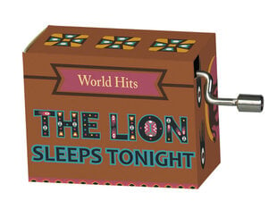 Muusikakast Fridolin The Lion Sleeps Tonight World Hits hind ja info | Arendavad mänguasjad | kaup24.ee