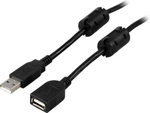 Deltaco USB 2.0 Type A Ha - Type A Ho 2 m hind ja info | Kaablid ja juhtmed | kaup24.ee