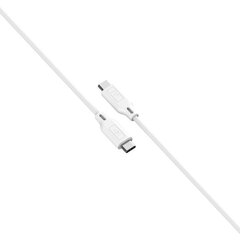 Silicon Power kaabel USB-C - USB-C LK15CC 1m, valge hind ja info | Mobiiltelefonide kaablid | kaup24.ee