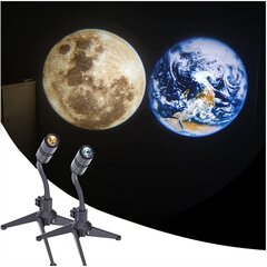 Mini maa ja kuu projektor, 2 tk hind ja info | Lastetoa valgustid | kaup24.ee