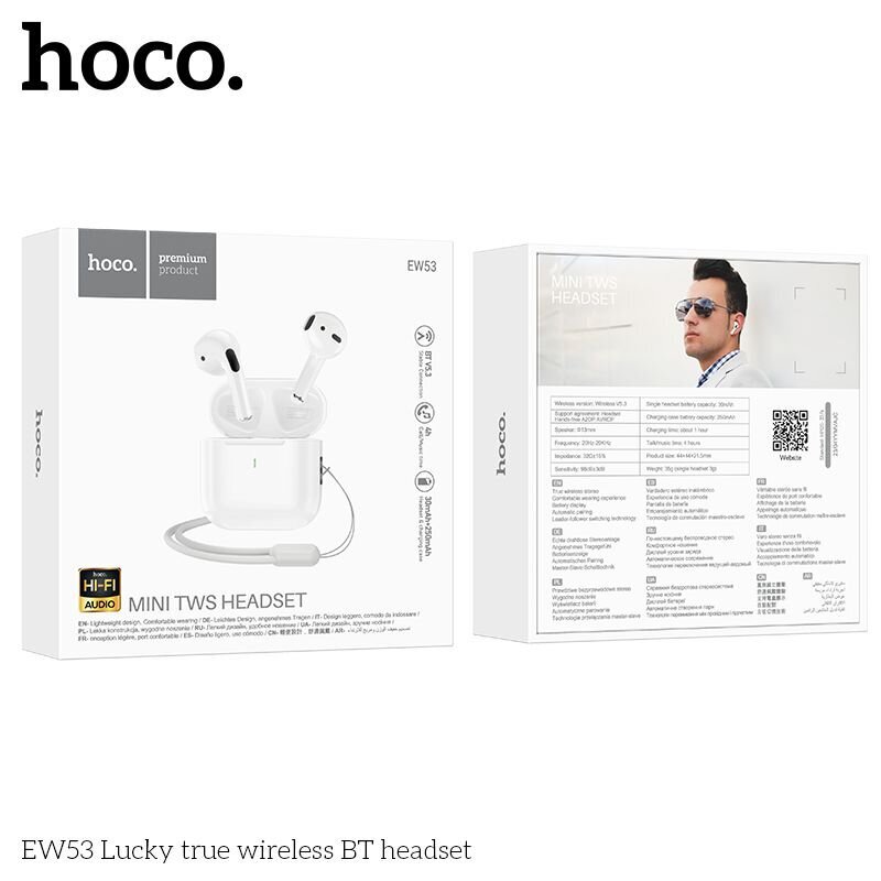 Hoco EW53 Lucky TWS hind ja info | Kõrvaklapid | kaup24.ee