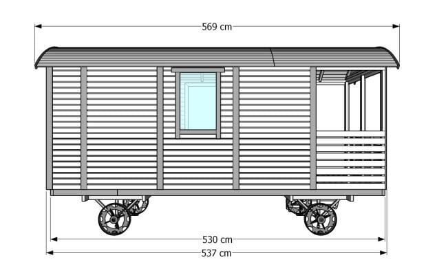 Teisaldatav aiamaja Vanker Hobi 12,6 m² цена и информация | Kuurid ja aiamajad | kaup24.ee