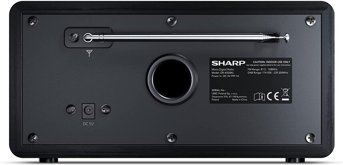 Sharp DR-450BK hind ja info | Raadiod ja äratuskellad | kaup24.ee