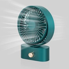 Настольный вентилятор AINSEALA, F45, мощный и тихий, 10 настроек скорости, зеленый цена и информация | Вентиляторы | kaup24.ee