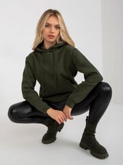 хаки dresowa damska bluza basic z kapturem rue paris цена и информация | Женские толстовки | kaup24.ee