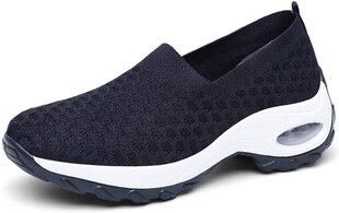 Женские кроссовки без шнуровки Hsyooes, дышащие, синие цена и информация | Спортивная обувь, кроссовки для женщин | kaup24.ee
