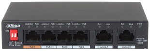 Dahua PFS3006-4GT-60-V2 цена и информация | Коммутаторы (Switch) | kaup24.ee