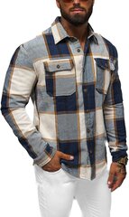 Särk meestele New Boy Blue Grey MC727B MC727B/2XL цена и информация | Мужские рубашки | kaup24.ee