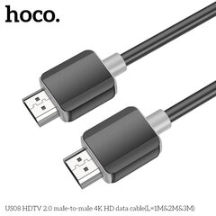 HOCO US08 HDMI2.0 4K HD 1M цена и информация | Кабели и провода | kaup24.ee