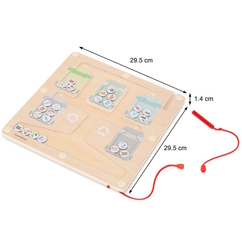 Magnetiline mosaiikpusle Recycling hind ja info | Arendavad mänguasjad | kaup24.ee