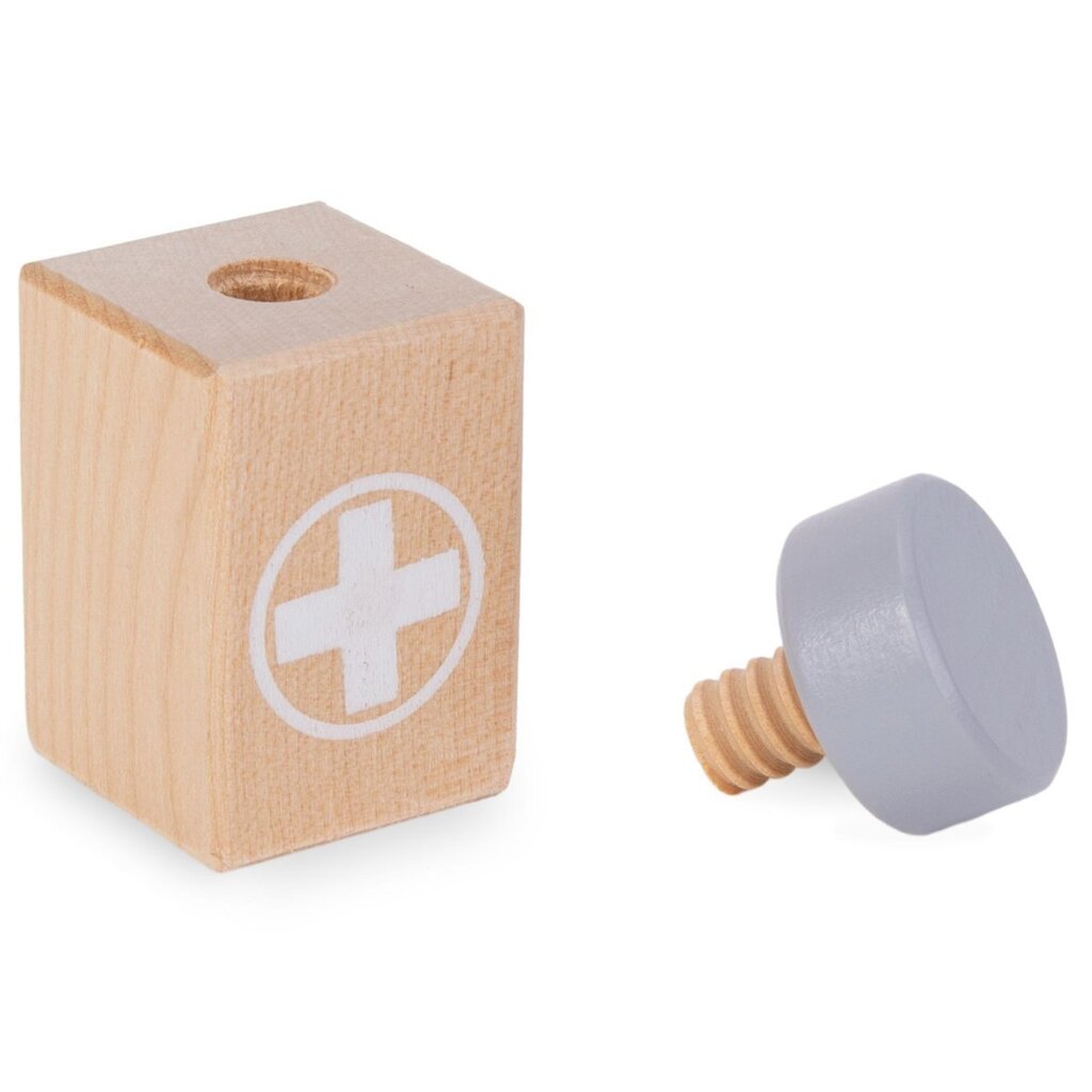 Väikese arsti komplekt puidust hind ja info | Tüdrukute mänguasjad | kaup24.ee