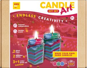 Творческий набор для создания свечей, красный/зеленый/синий + 1 цвет сюрпиз цена и информация | Развивающие игрушки | kaup24.ee