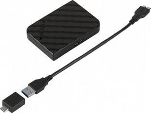 Внешний жесткий диск Verbatim Store 'n' Go  2 Тб USB 3.0 HDD цена и информация | Жёсткие диски (SSD, HDD) | kaup24.ee