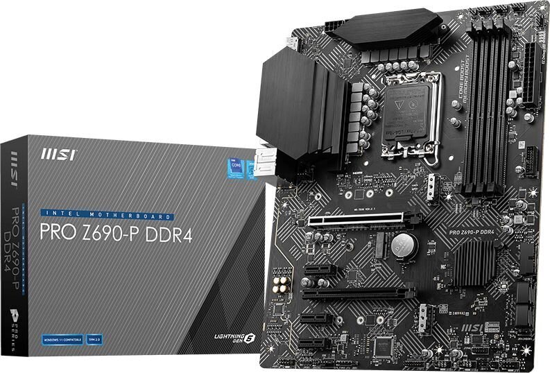 MSI Pro Z690-A, ATX, LGA 1700, DDR4 цена и информация | Emaplaadid | kaup24.ee