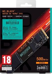 SanDisk SN750SE 500 GB SSD M.2 цена и информация | Внутренние жёсткие диски (HDD, SSD, Hybrid) | kaup24.ee