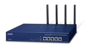 PLANET Wi-Fi 6 AX2400 2.4GHz/5GHz wireless router Gigabit Ethernet Blue цена и информация | Маршрутизаторы (роутеры) | kaup24.ee