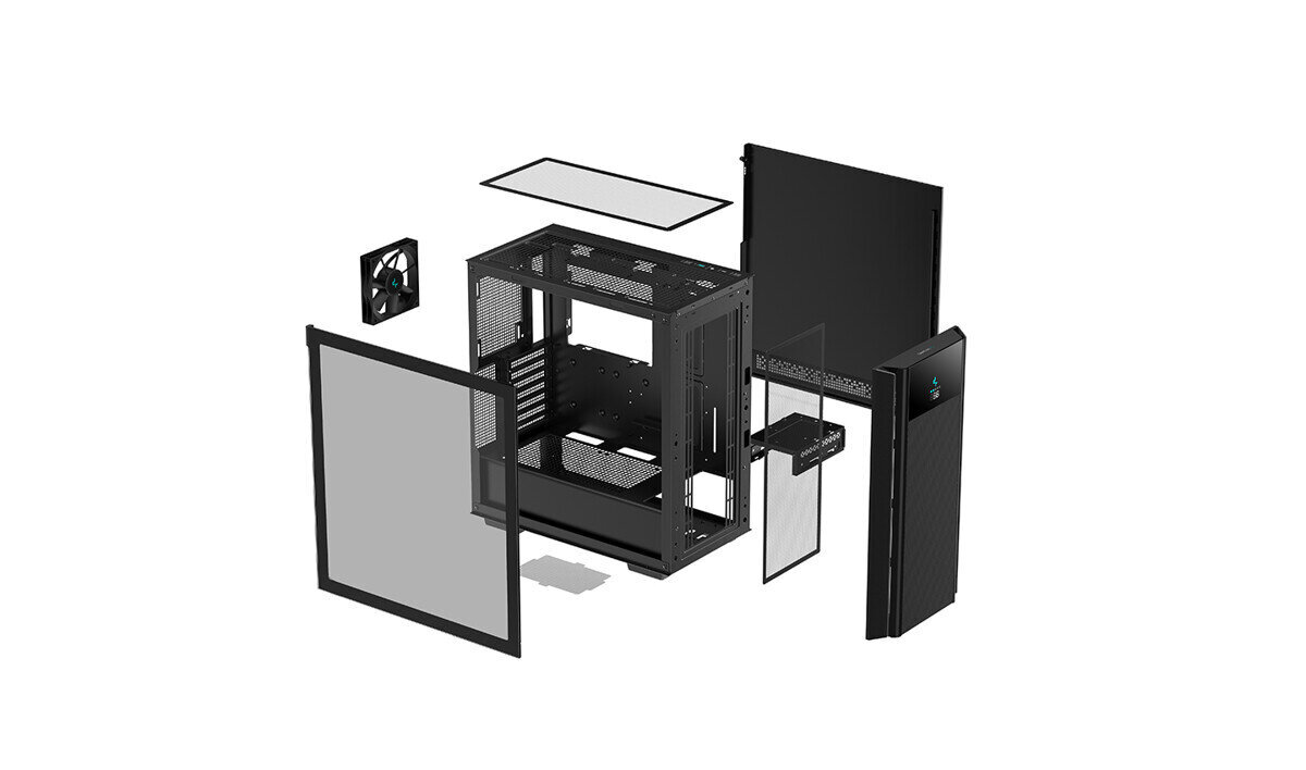 DeepCool CH510 MESH DIGITAL, Mid-Tower, ATX цена и информация | Arvutikorpused | kaup24.ee