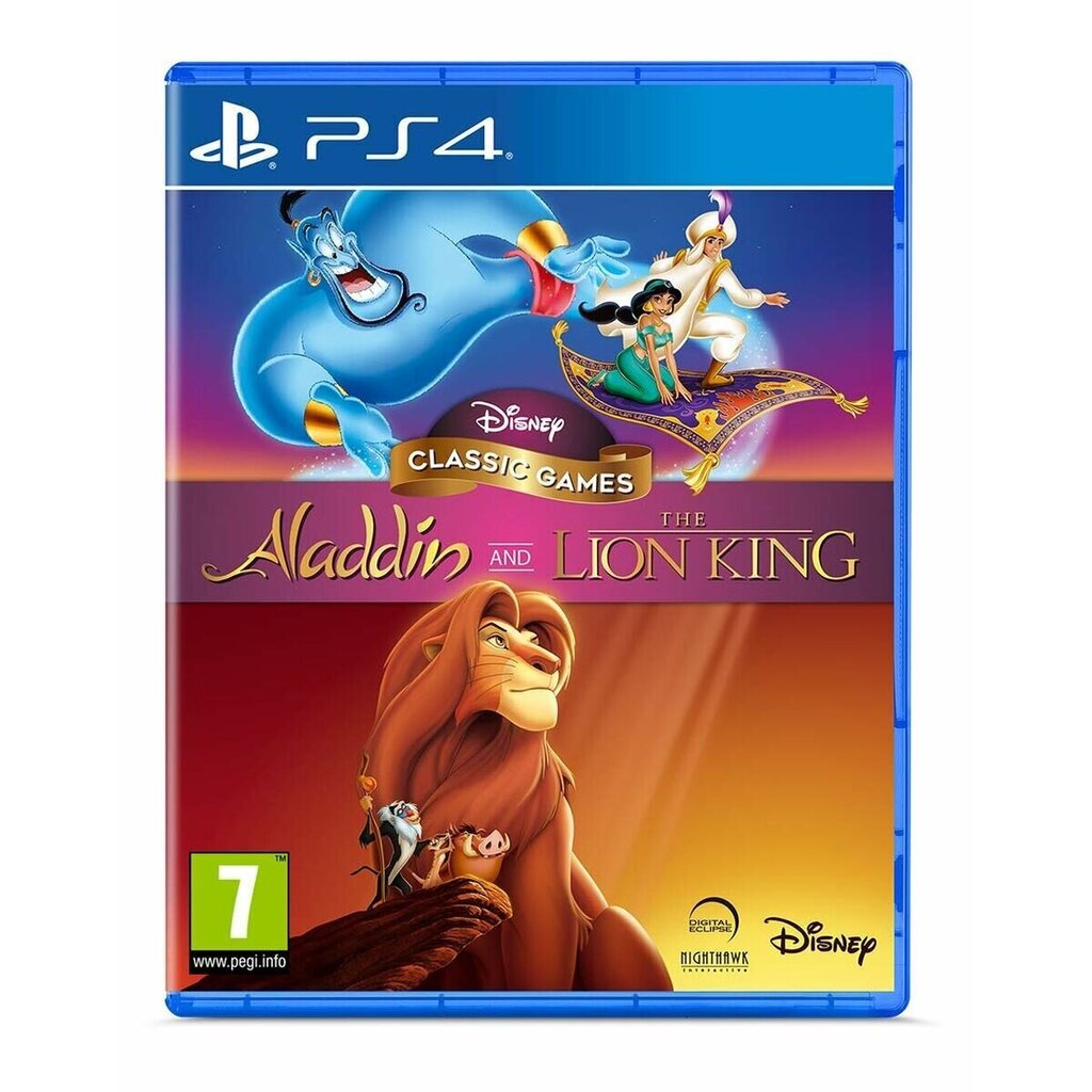 Disney Aladdin and The Lion King, PS4 цена и информация | Arvutimängud, konsoolimängud | kaup24.ee