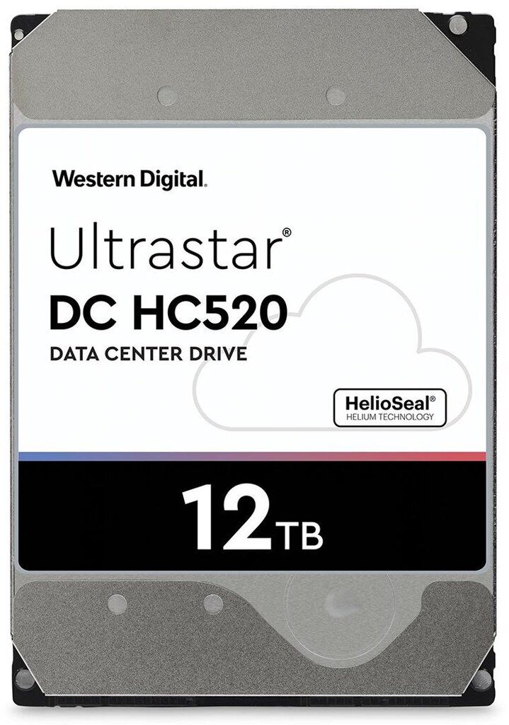 Western Digital Ultrastar He12 3.5" 12000 GB SATA III hind ja info | Sisemised kõvakettad (HDD, SSD, Hybrid) | kaup24.ee