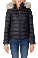 ПУХОВИК ЖЕНСКИЙ Tommy Hilfiger ЧЕРНЫЙ ПУХОВИК С КАПЮШОНОМ TJW BASIC ЧЕРНЫЙ DW0DW08588 BDS 41255 цена и информация | Женские куртки | kaup24.ee