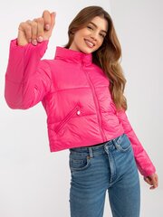 розовая короткая демисезонная стеганая куртка без капюшона цена и информация | Женские куртки | kaup24.ee