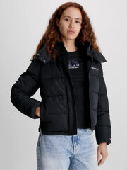 CALVIN KLEIN JEANS Hooded Puffer Black 560076858 цена и информация | Женские куртки | kaup24.ee