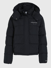 CALVIN KLEIN JEANS Hooded Puffer Black 560076858 цена и информация | Женские куртки | kaup24.ee