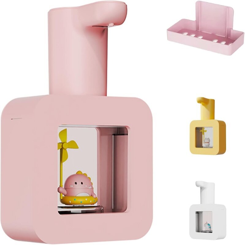 Automaatne seebidosaator lastele koos mänguasjaga Kiddo Soap, roosa hind ja info | Vannitoa sisustuselemendid ja aksessuaarid | kaup24.ee