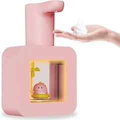 Automaatne seebidosaator lastele koos mänguasjaga Kiddo Soap, roosa цена и информация | Аксессуары для ванной комнаты | kaup24.ee