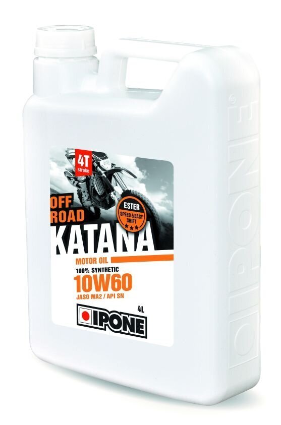 Sünteetiline estripõhine 4T õli Ipone Katana maastikul, 800019, 10W60, 4 l hind ja info | Mootorrataste mootoriõlid | kaup24.ee