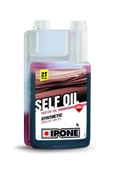 Poolsünteetiline 2T mootoriõli Ipone self oil fraise, 800352, 1 l цена и информация | Моторные масла | kaup24.ee