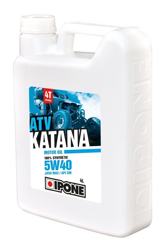 Sünteetiline 4T õli Ipone Katana Atv, 800163, 5W40, 4 l hind ja info | Mootorrataste mootoriõlid | kaup24.ee