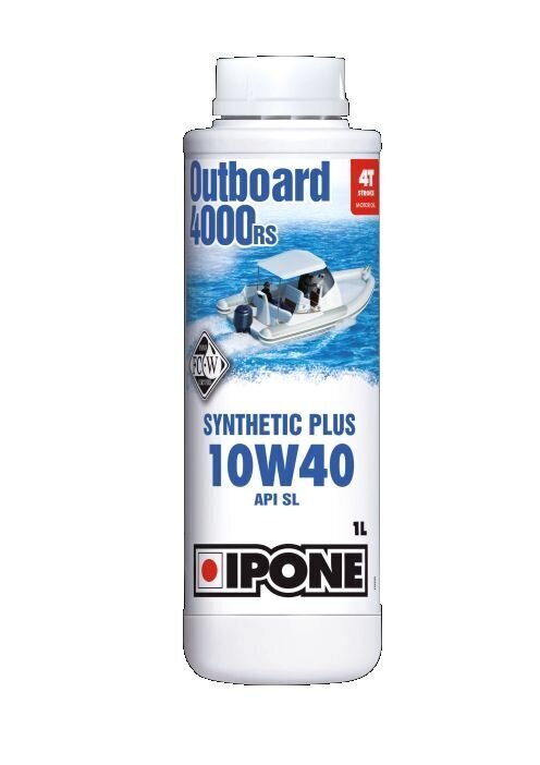 Sünteetiline 4T veetranspordi mootoriõli Ipone Outboard 4000 RS 10W40, 800573, 1 l hind ja info | Mootorrataste mootoriõlid | kaup24.ee