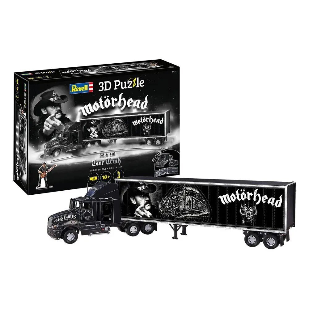 3D pusle Revell Motörhead Tour Truck, 128 tk. hind ja info | Pusled | kaup24.ee
