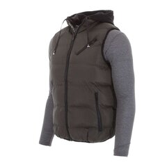 Tepitud vest meestele Nature, roheline hind ja info | Meeste vestid | kaup24.ee