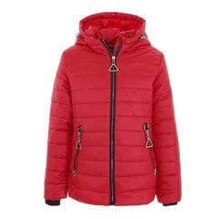 Tepitud jope lastele Nature, punane цена и информация | Куртки, пальто для девочек | kaup24.ee