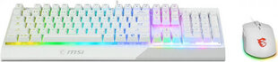 Клавиатура и мышь MSI Vigor GK30 Испанская Qwerty цена и информация | Клавиатуры | kaup24.ee