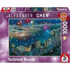 Pusle ilutulestik Hongkongi Schmidt Spiele kohal, 1000 tk hind ja info | Pusled | kaup24.ee
