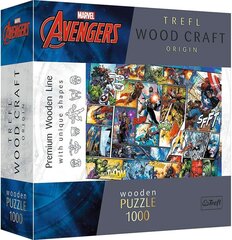 Puidust pusle Wood Craft Marvel Comic Universe, 1000 tk цена и информация | Пазлы | kaup24.ee